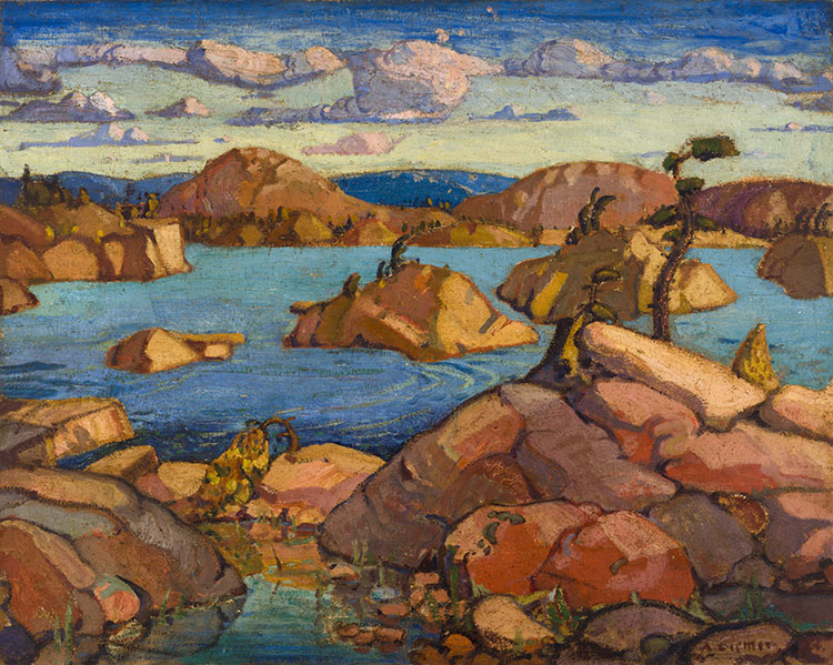McGregor Bay Islands by Arthur Lismer