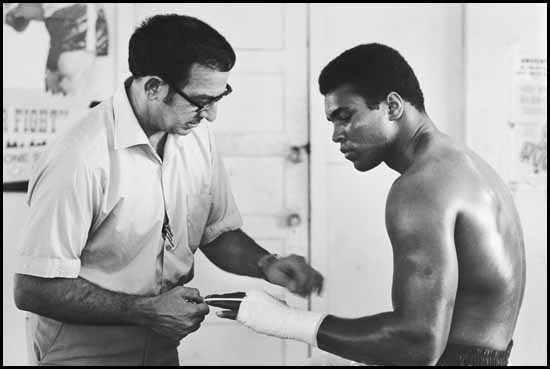 Ali Training in Miami, Florida with Angelo Dundee par Neil Leifer