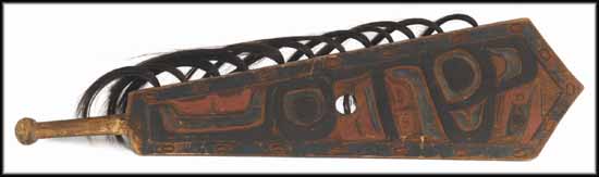 Dance Wand by Early Tlingit Artist