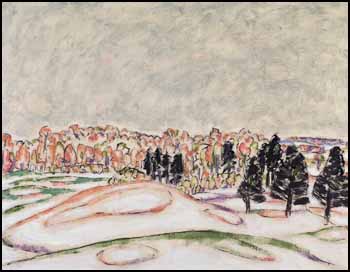 Autumn Hills and Dark Pines by David Brown Milne sold for $264,500