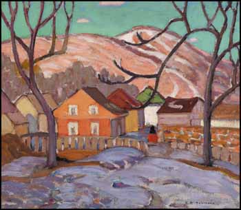 First Snow, St-Tite-des-Caps by Albert Henry Robinson sold for $70,200
