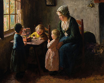 Mother and Children by Bernard Pothast vendu pour $3,438
